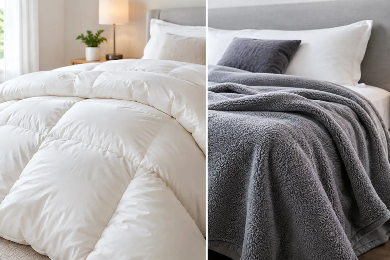 Comforter Versus Blanket Warmth Explained