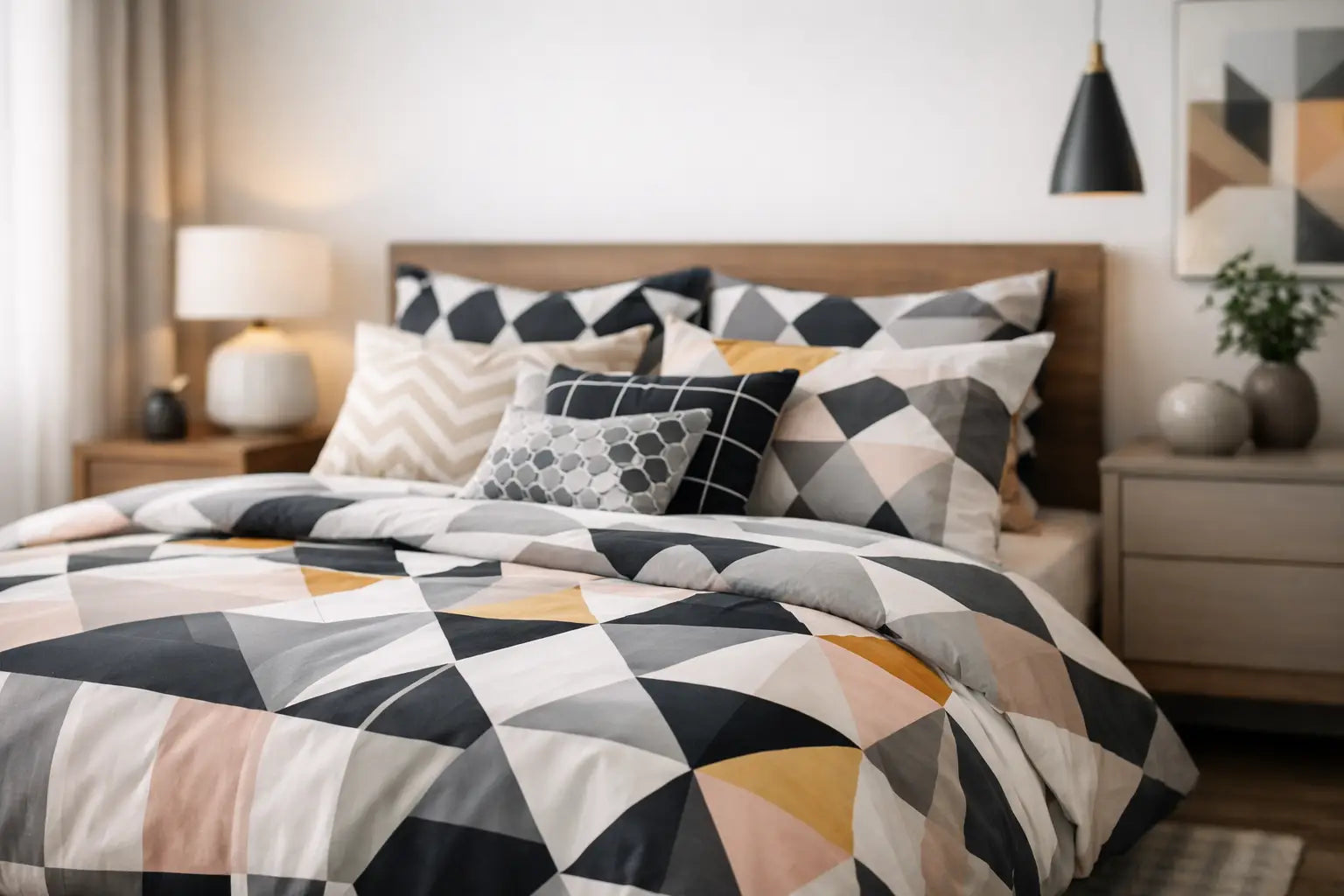 Geometric Bedding Trends for Modern Bedrooms