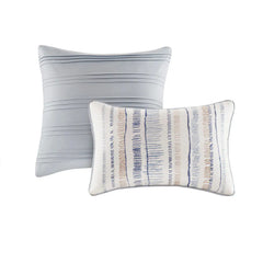 8 Piece Printed Seersucker Comforter and Quilt Set Collection perspective
