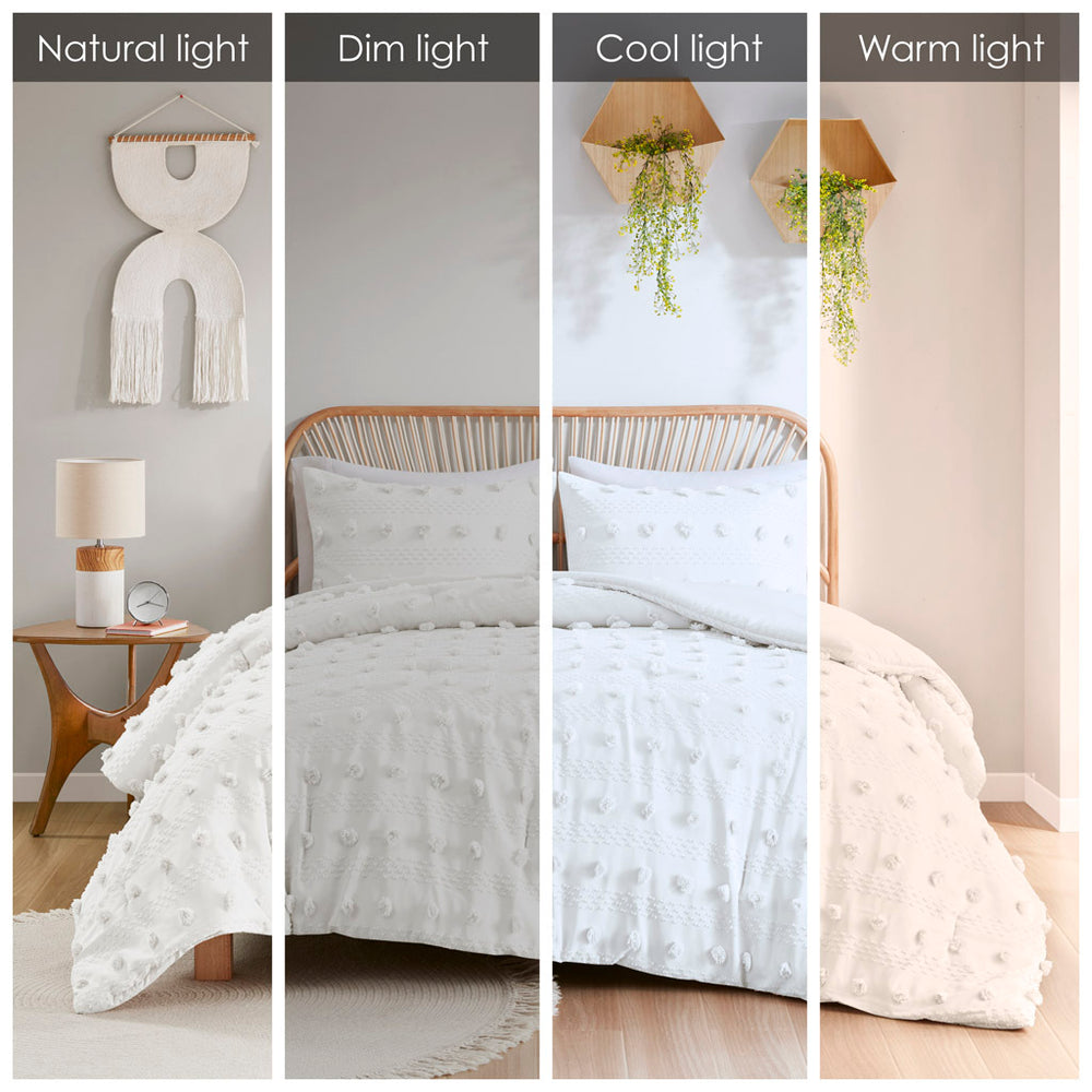 King/Cal King Clip Jacquard Comforter Set Media 3