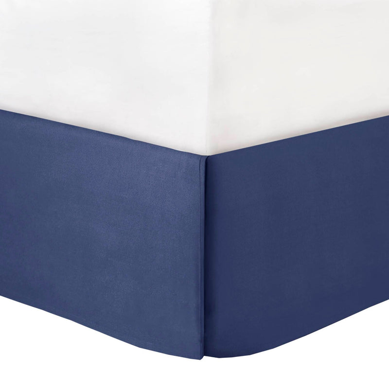 7-Piece Twin 7 Piece Comforter Set with Cotton Bed Sheets,Navy