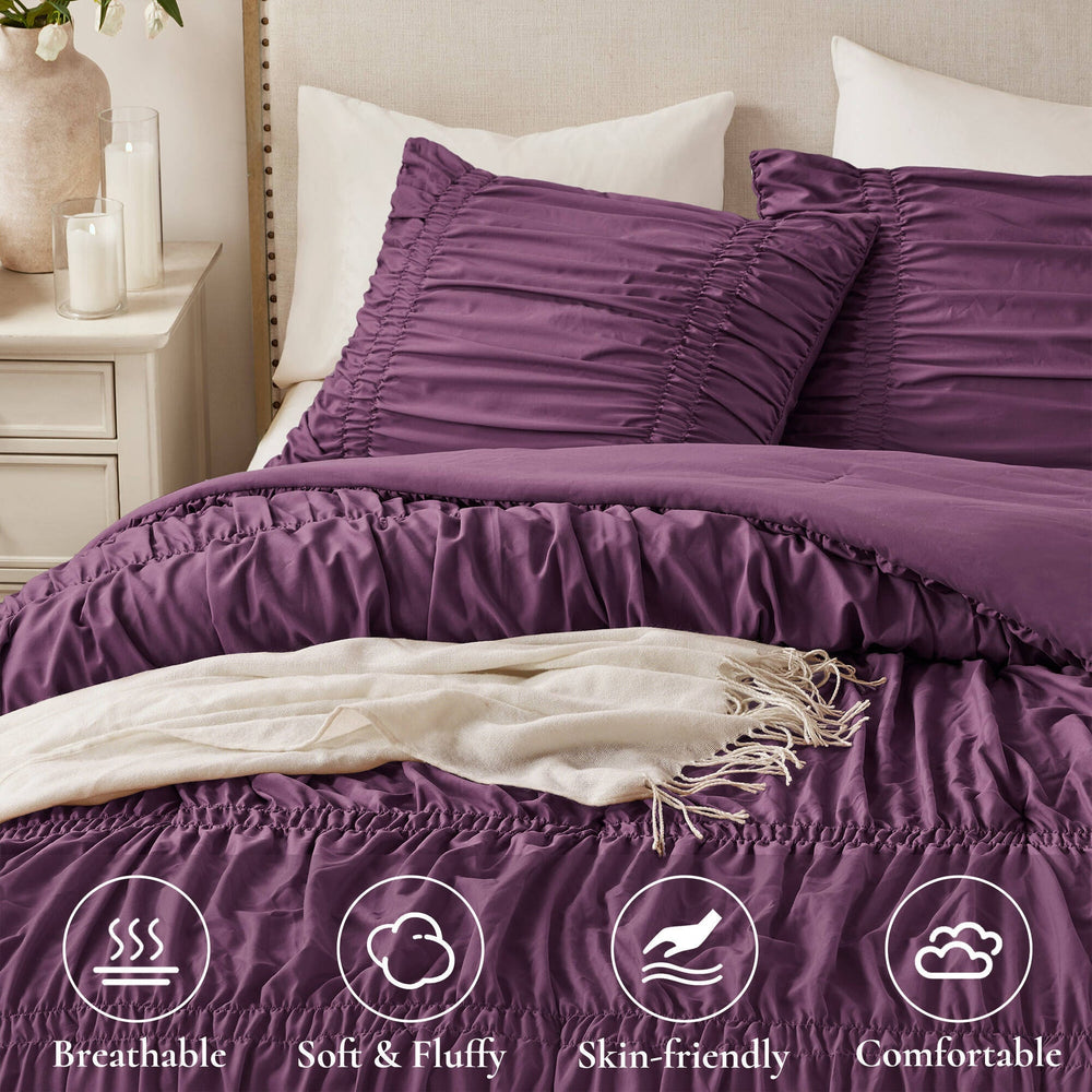 3PCS King Comforter Set Media 5