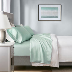 4-Piece HeiQ Smart Temperature Cotton Blend Sheet Set perspective