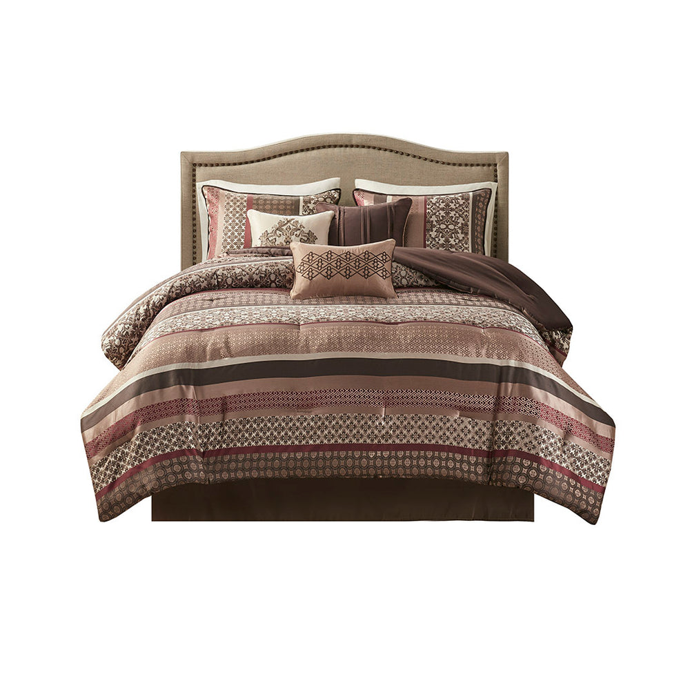 7 Piece Comforter Set Red Queen Media 3