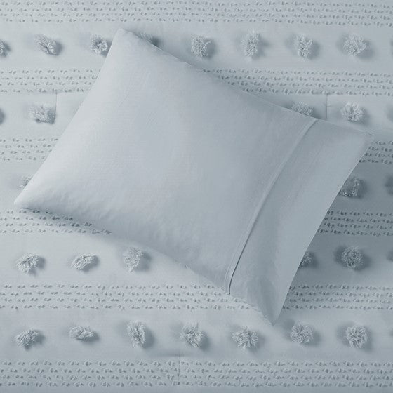 Full/Queen Clip Jacquard Comforter Set Media 2