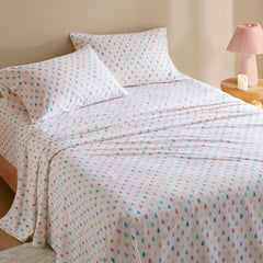 100% Cotton Pigment Printed Sheet Set perspective