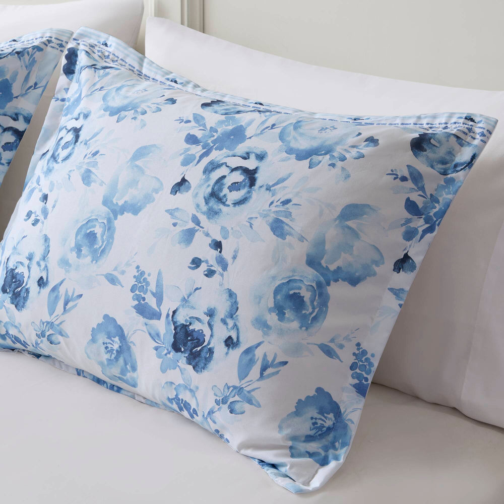 Floral Striped Duvet Cover Set Twin/Twin XL Media 15