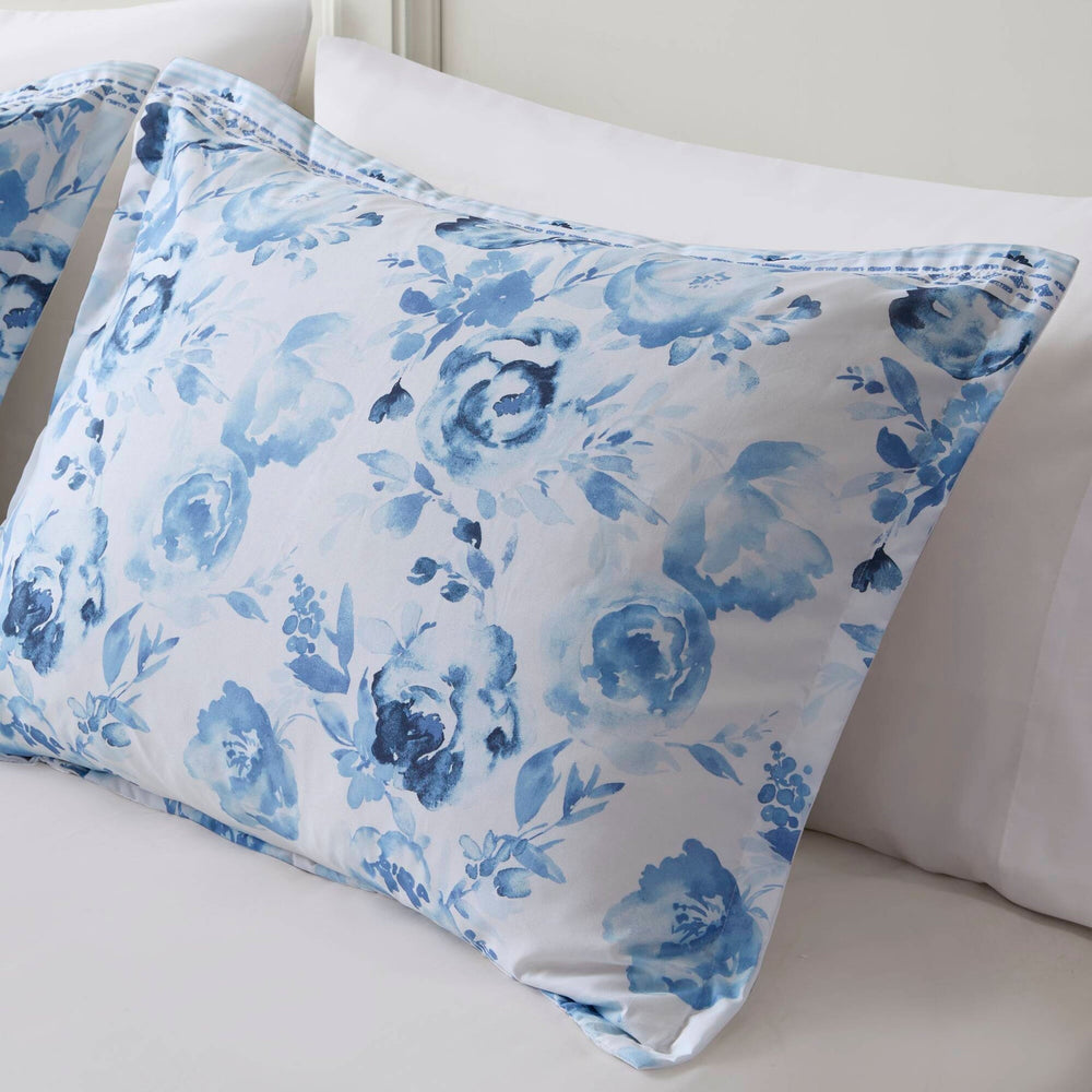 Floral Striped Duvet Cover Set Twin/Twin XL Media 15