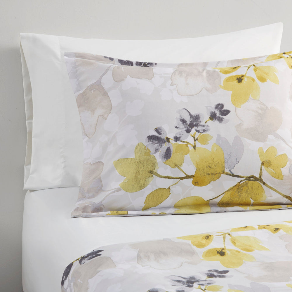 Comforter Set with Bed Sheets Yellow Twin Media 7