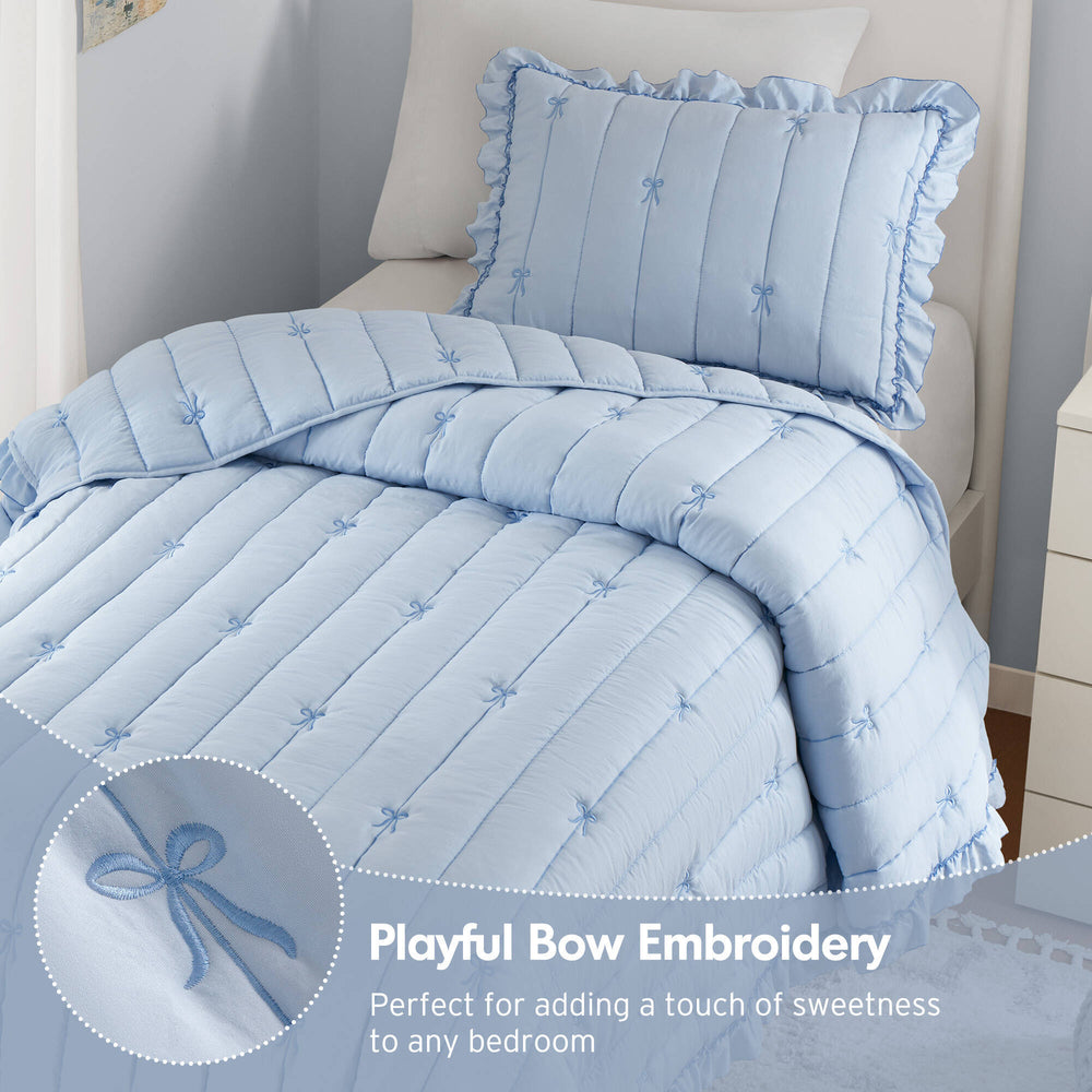 2- Piece Twin/Twin XL Quilt Mini Set Media 3