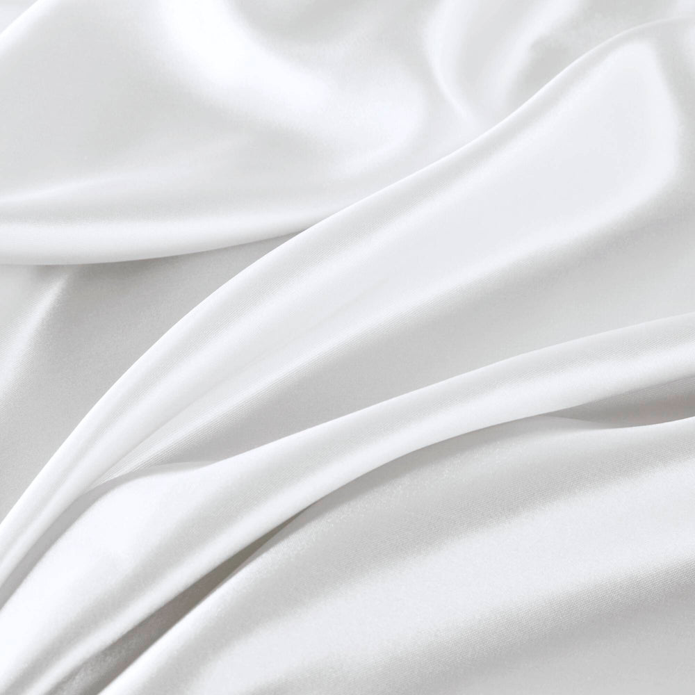 4 PCS Twin Luxury Sheet Set White Media 15