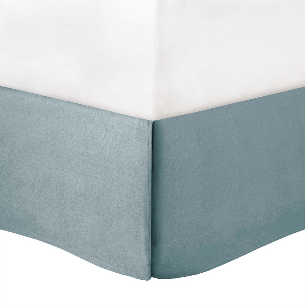 8 Piece Jacquard Comforter Set Aqua/Silver Queen Media 9