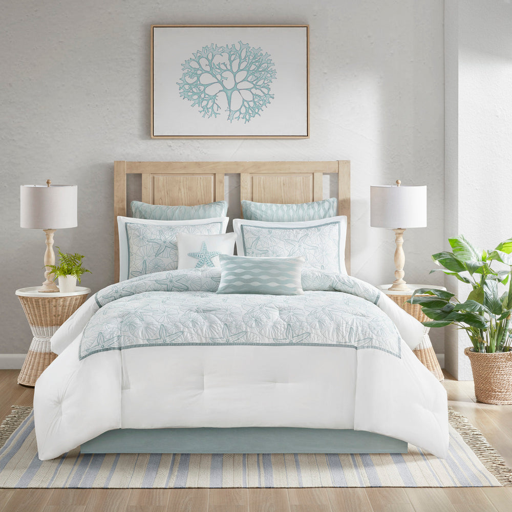 Comforter Set White King Media 12