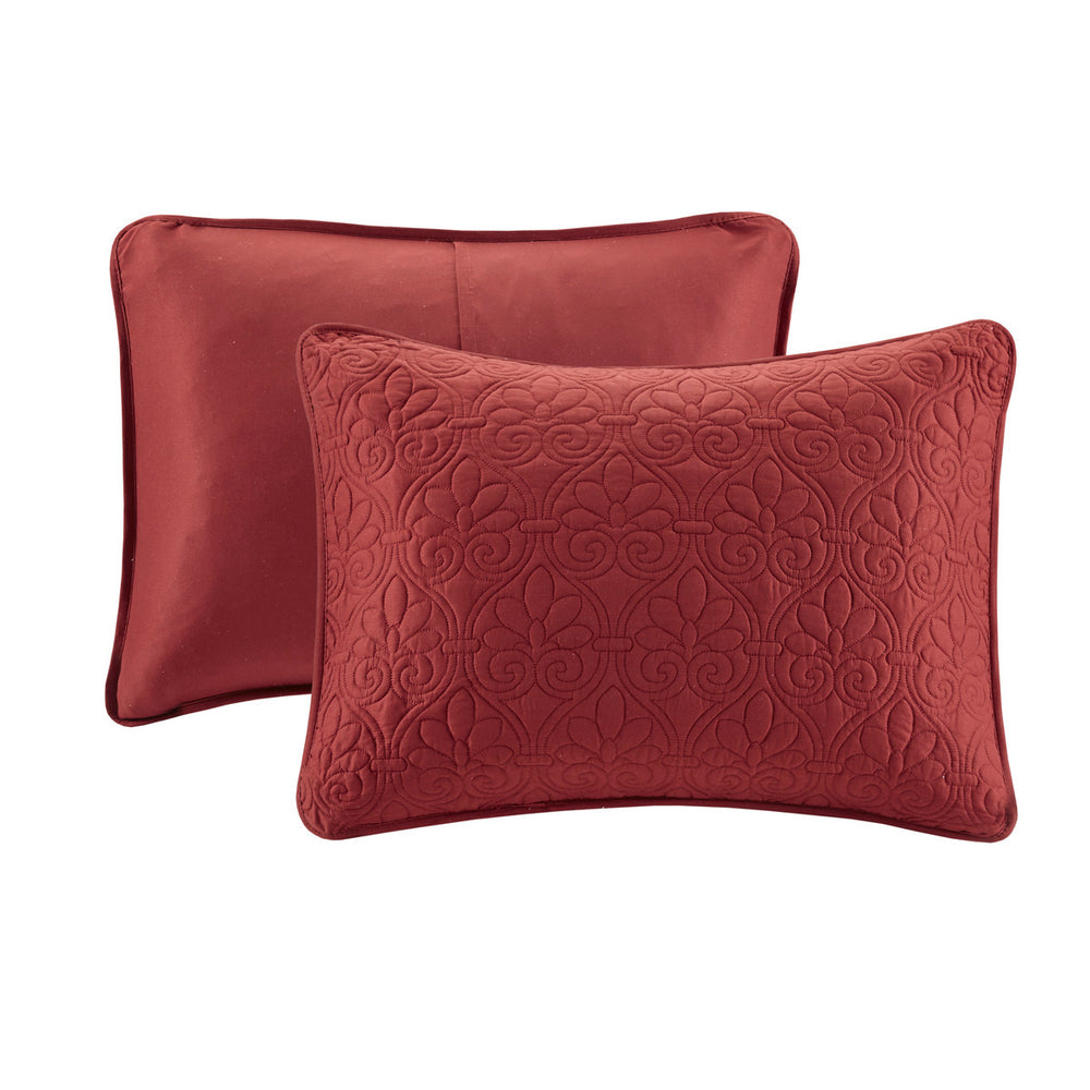Reversible Bedspread Set Red King Media 6