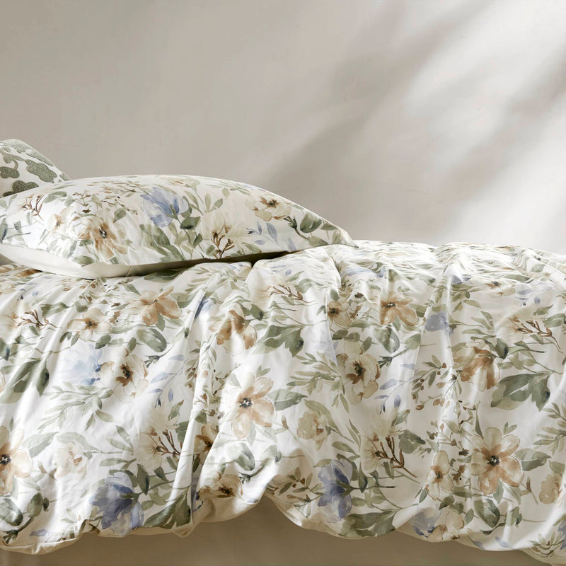 6PCS King Cotton Sateen Print Oversized Comforter Set