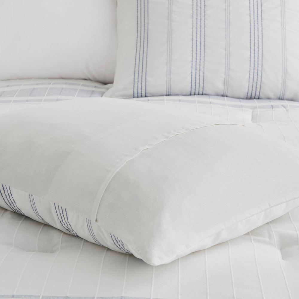 6 Piece Cotton Jacquard Oversized Comforter Set-Cal King Media 12