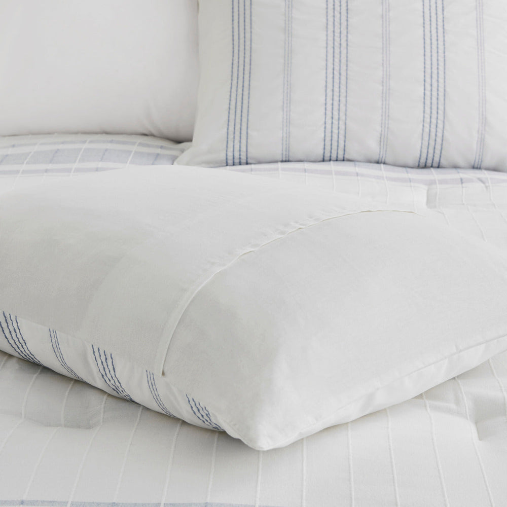 6 Piece Cotton Jacquard Oversized Comforter Set-Full Media 12