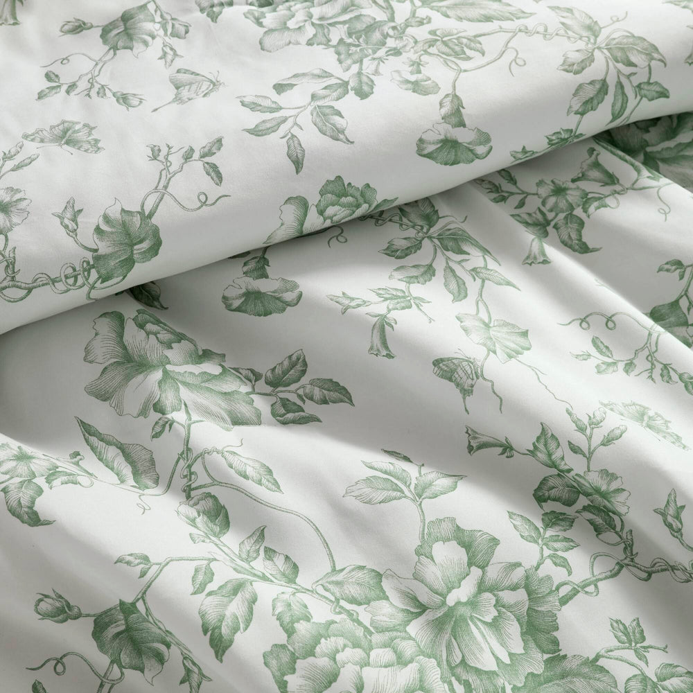 5 Pieces Full/Queen Comforter Set with Decorative Pillows,Green Media 9