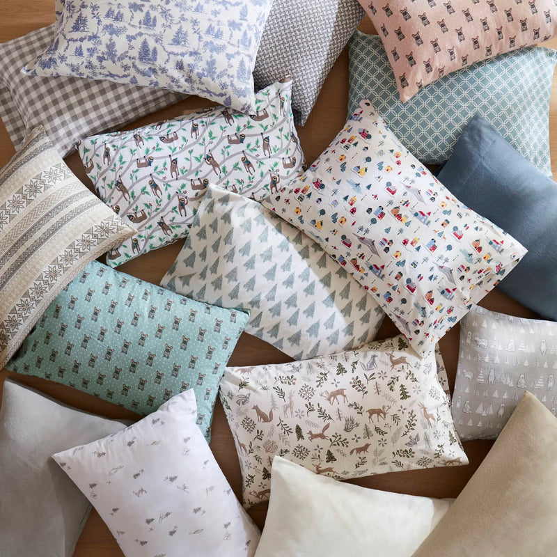 4-Piece 100% Cotton Printed Sheet Set