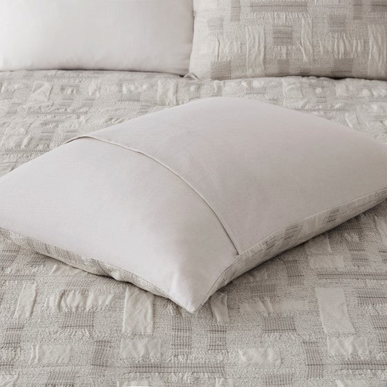 3 Piece Cotton Jacquard Duvet Set-King/Cal King Media 10