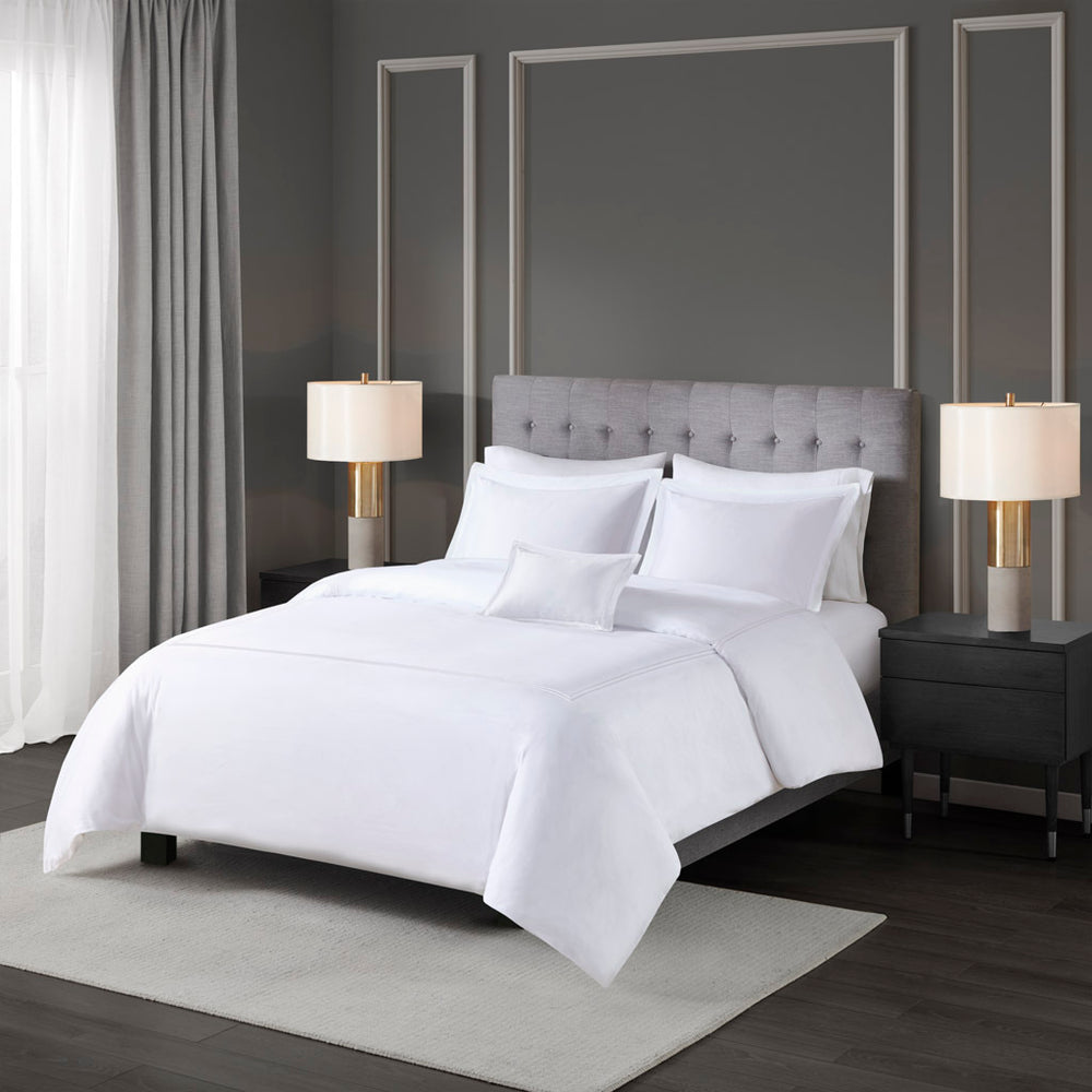 Full/Queen 100% Cotton Sateen Embroidered Comforter Set Media 1