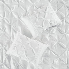 7-Piece 100% Polyester Pieced Pleated Tufted Comforter Set perspective