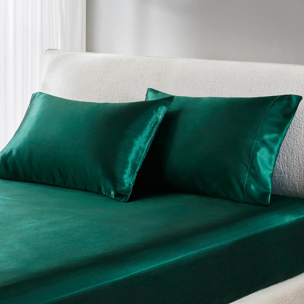 Luxury 2 PC Pillowcases Standard B035P294179 Default   DTY Store Luxury 2 PC Pillowcases B035P294179 Emerald Standard  DTY Store