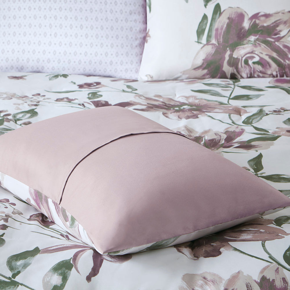 Twin Floral Comforter Set with Bed Sheets Media 7