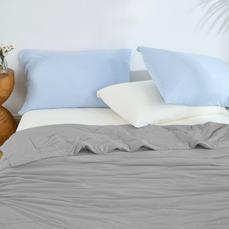 1-Piece 108x90' Cooling DA Comforter,Gray