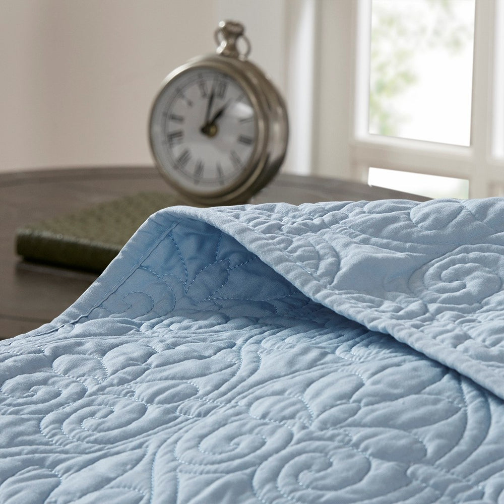 Reversible Quilt Set Blue Full/Queen Media 4