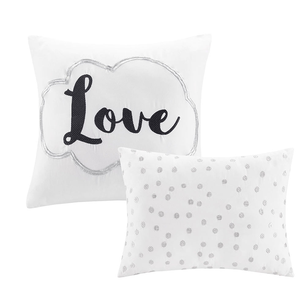 Full/Queen Metallic Printed Comforter Set Media 2