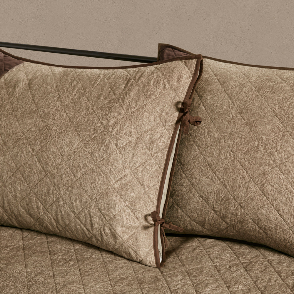 6 Piece Reversible Daybed Cover Set Brown Daybed Media 11
