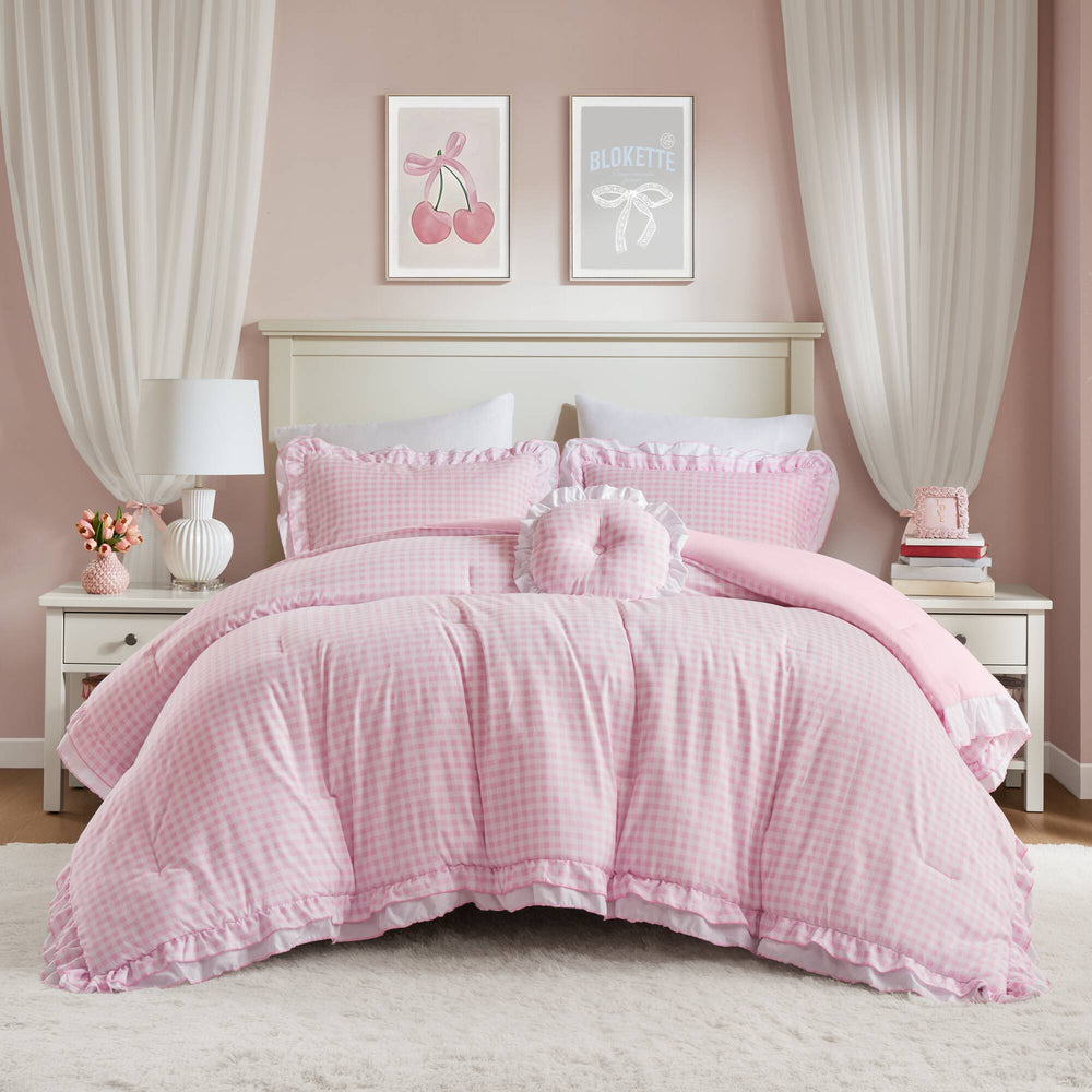 4-Piece Full/Queen Comforter Set Media 17
