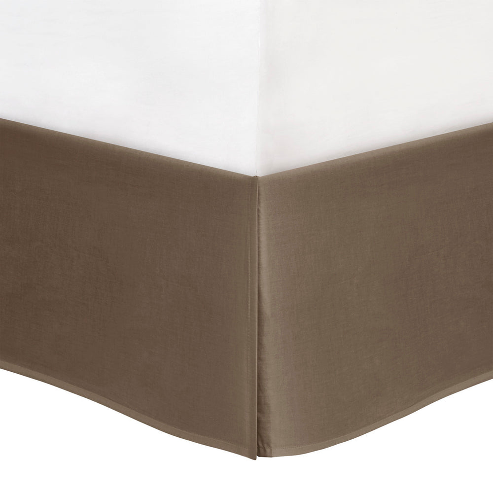 7 Piece Faux Suede Comforter Set Brown Cal King Media 4