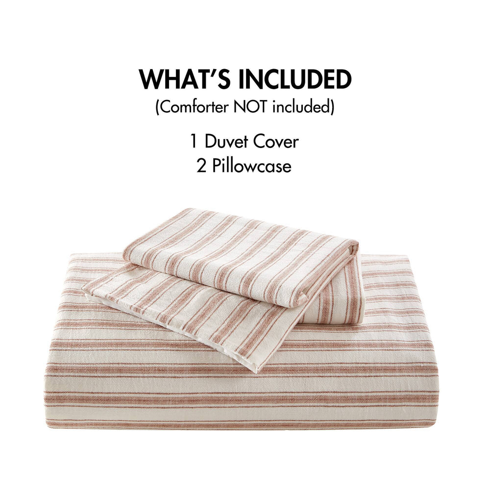 3 PCS Queen Duvet Set Terracotta Media 3