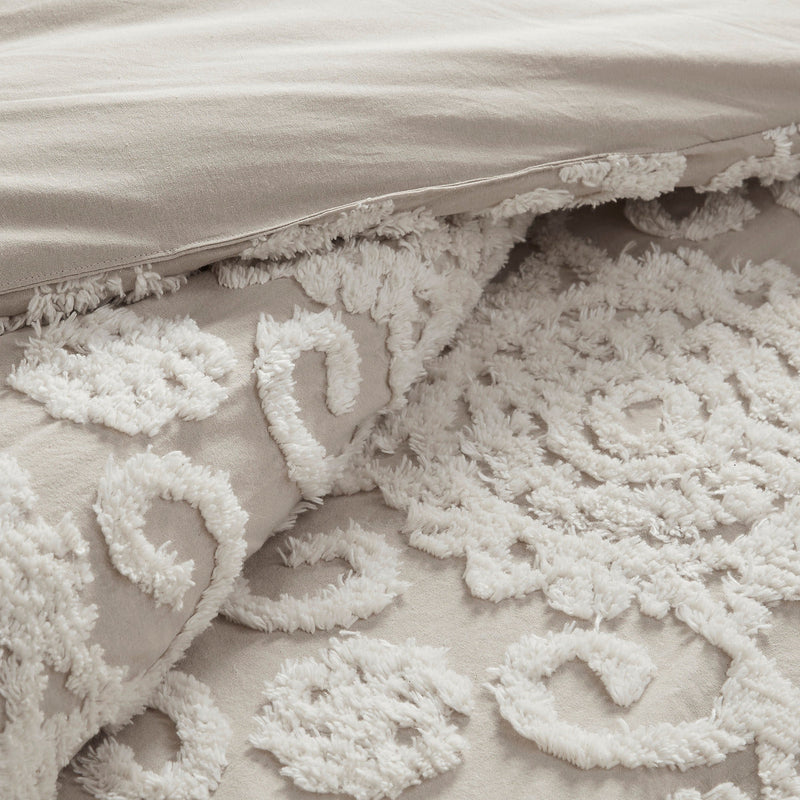 Cotton Duvet Mini Set Taupe Full/Queen