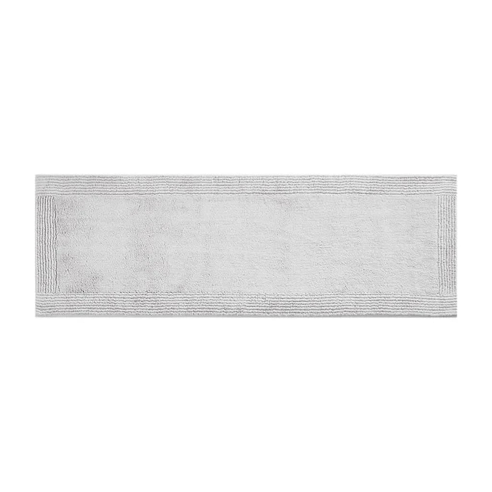 100% Cotton Tufted 3000GSM Reversible Bath Rug Grey 24x72' - DTY Store