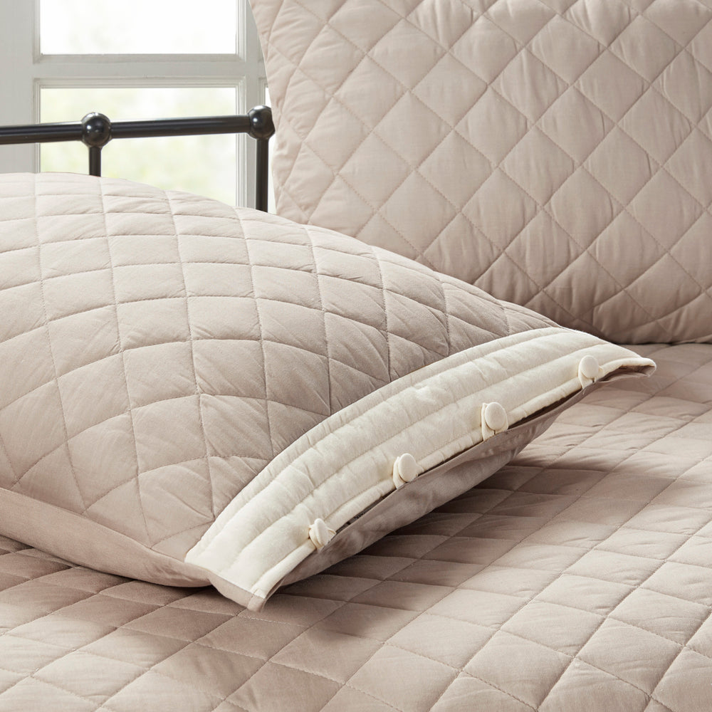 6 Piece Cotton Daybed Cover Set Khaki Daybed Media 5