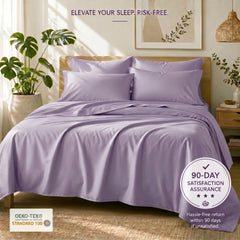 TENCEL Lyocell Sheet Set 4-Piece Moisture-Wicking All-Season Sleep perspective