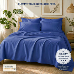 TENCEL Lyocell Sheet Set 4-Piece Moisture-Wicking All-Season Sleep perspective