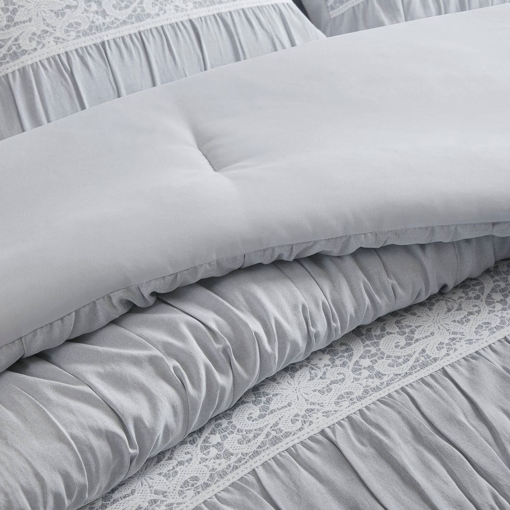 7- Piece Queen Jacquard Comforter Set Media 2