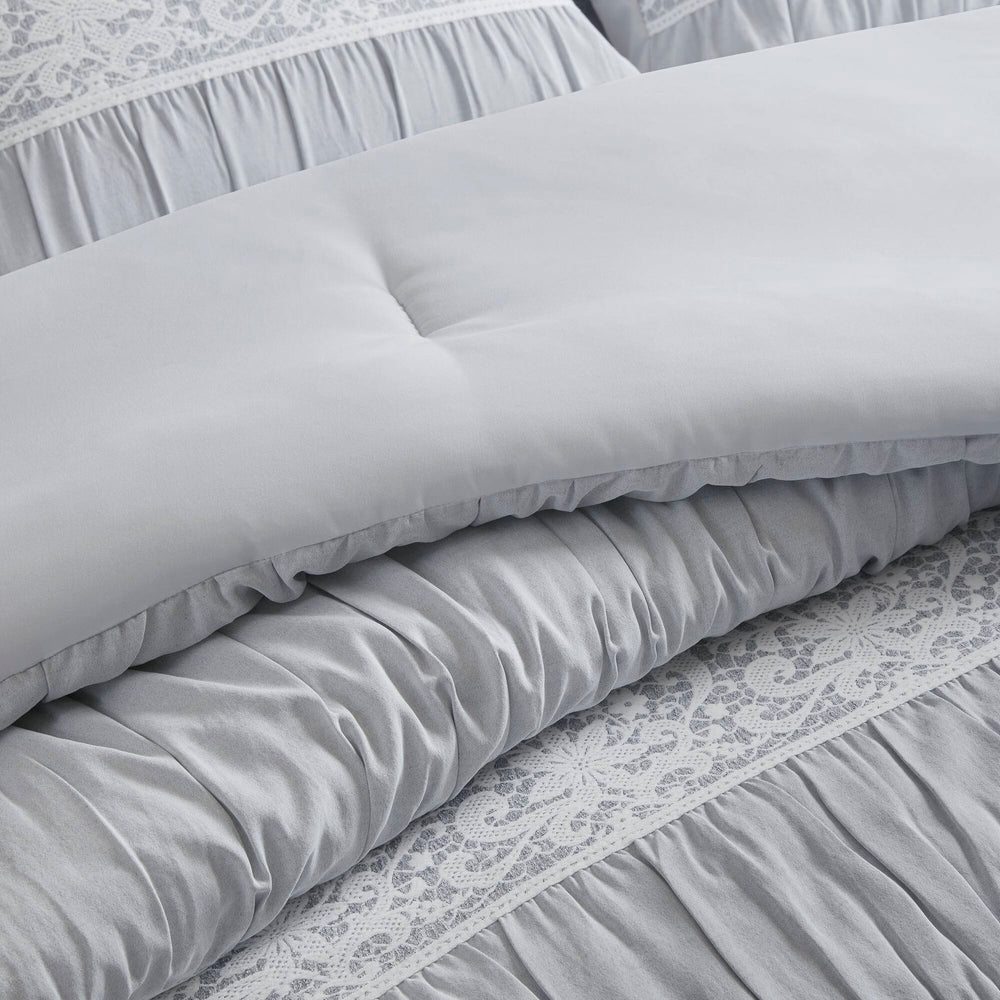 7- Piece Queen Jacquard Comforter Set Media 2