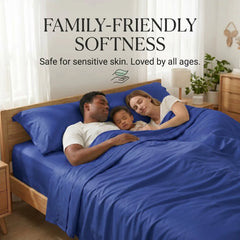 Bamboo Sheet Set Organic Bamboo & Oeko-Tex Certified Soft Sleep Comfort perspective