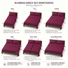 Bamboo Sheet Set Organic Bamboo & Oeko-Tex Certified Soft Sleep Comfort perspective