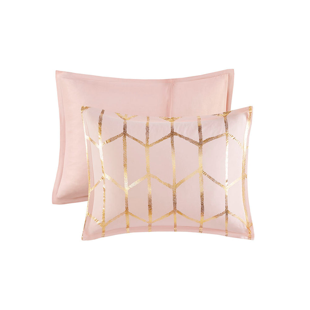 Twin/Twin XL Metallic Printed Comforter Set Media 4