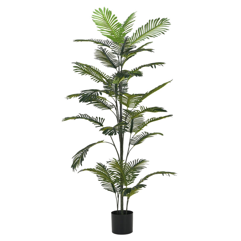 86' Artificial Palm Tree with Black Plastic Pot