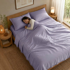 Bamboo Sheet Set Organic Bamboo & Oeko-Tex Certified Soft Sleep Comfort perspective