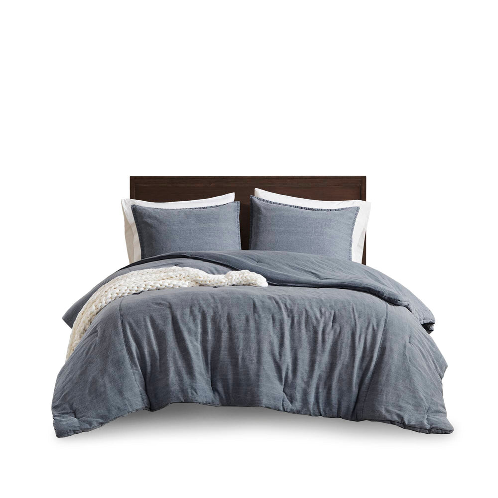3PCS King/Cal King Twill Washed Comforter Set Media 16