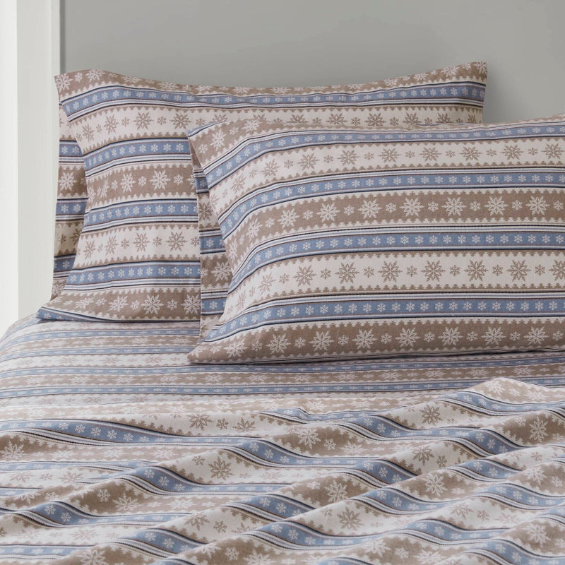 4 PCS Full Sheet Set Blue Snowflake