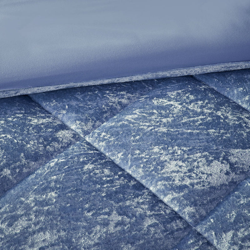 Twin/Twin XL Velvet Duvet Cover Set with Throw Pillow
